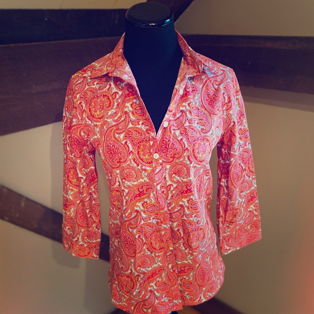 Paisley Button Down